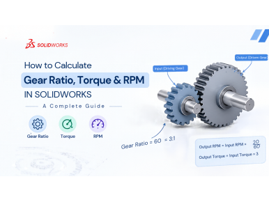 How to Calculate Gear Ratio, Torque, and RPM in SOLIDWORKS: A Complete Guide